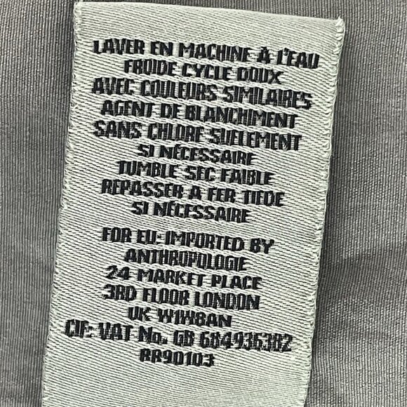 Marrakech Anthropologie Green Cargo Pocket Zip Up Snap Vest Collar Size Small S - Picture 6 of 6